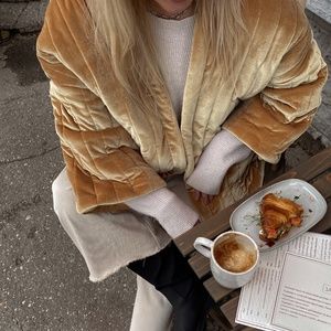 Quilted Velvet Jacket